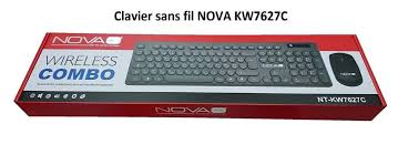 COMBO DE SOURIS ET CLAVIER NOVA NT-KW7627C 